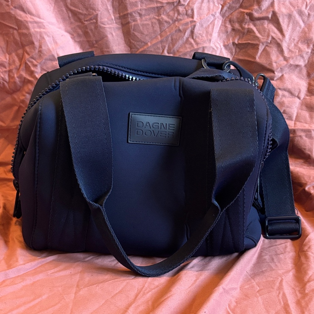 Dagne Dover small Langdon carryall in Storm (navy blue)